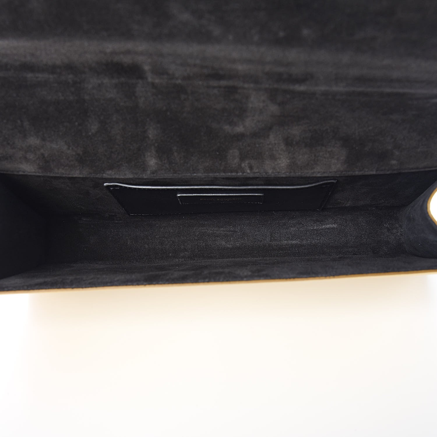 Saint Laurent Metallic Calfskin Monogram Cassandre Clutch Ciad 5 of 9
