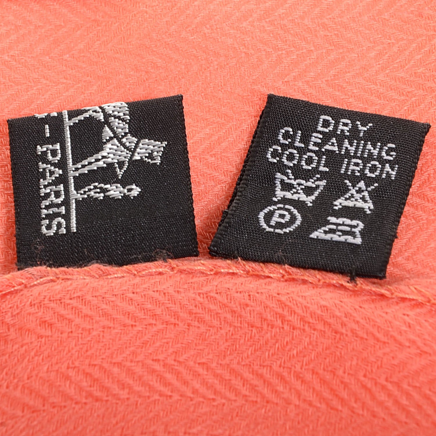 Hermes Cashmere Wool Fringe Stole 5 of 6