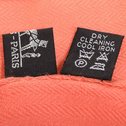 Hermes Cashmere Wool Fringe Stole 5 of 6