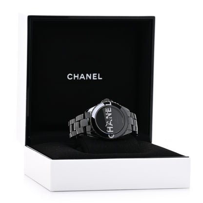 Chanel Stainless Steel Ceramic 38mm J12 Wanted de Chanel Automatic Watch Black 5 of 5