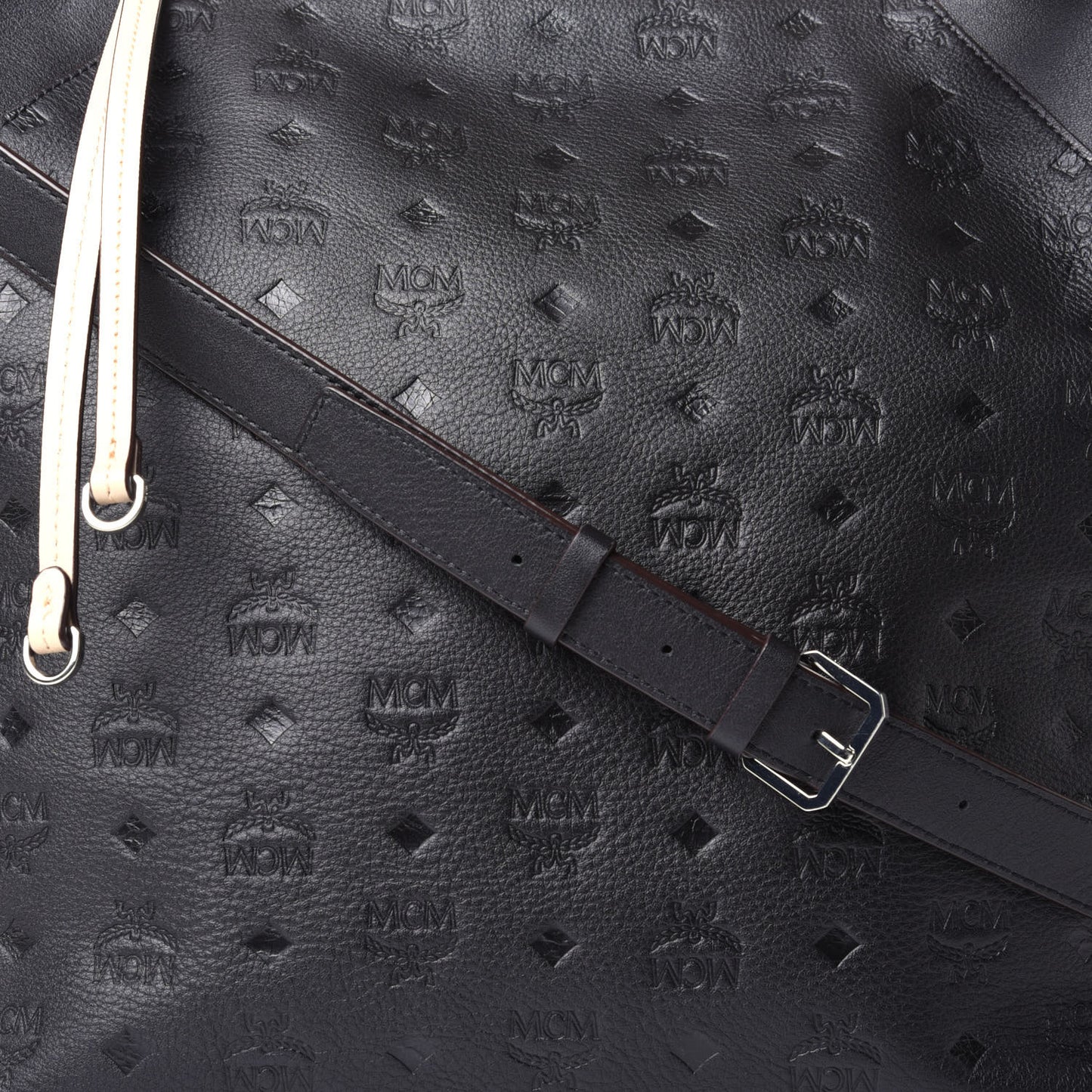 Calfskin Ottomar Monogram Large Klara Hobo Black