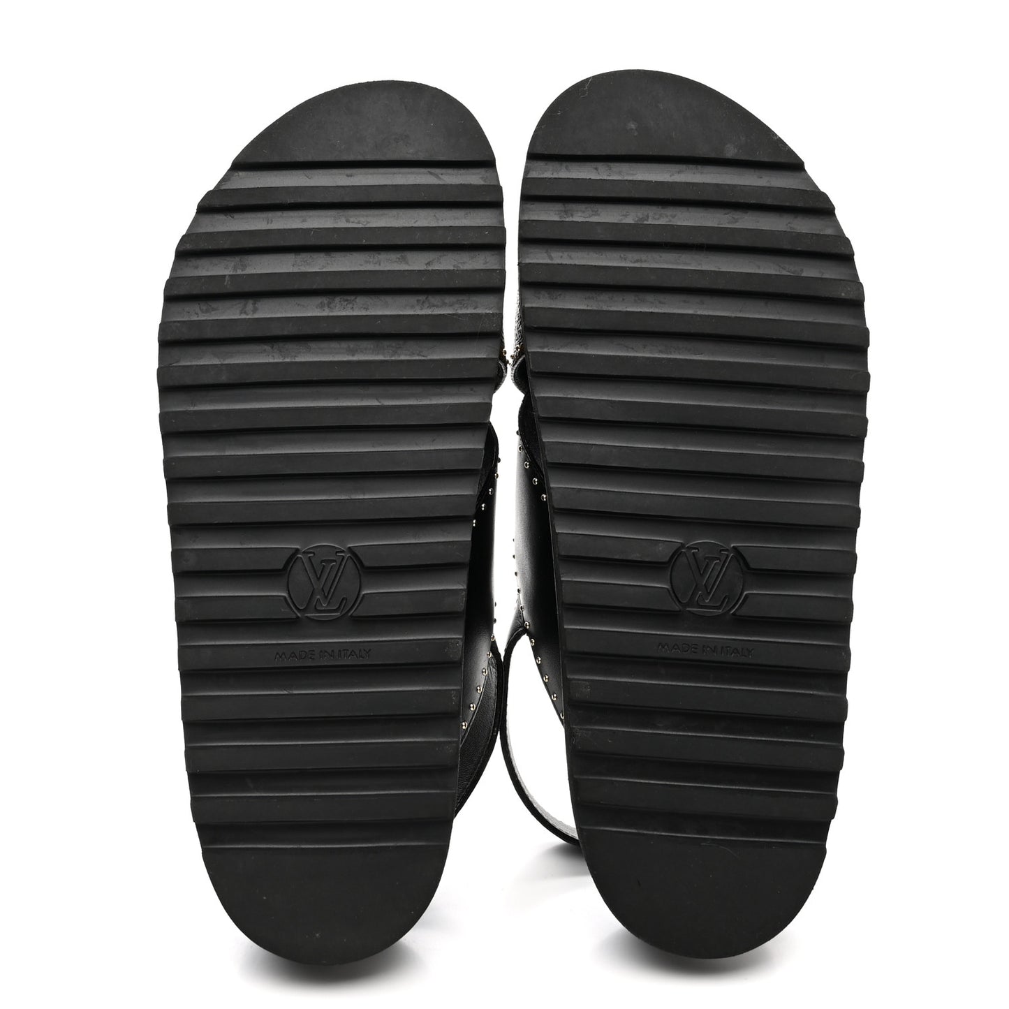 Monogram Paseo Flat Comfort Sandals 39 Black