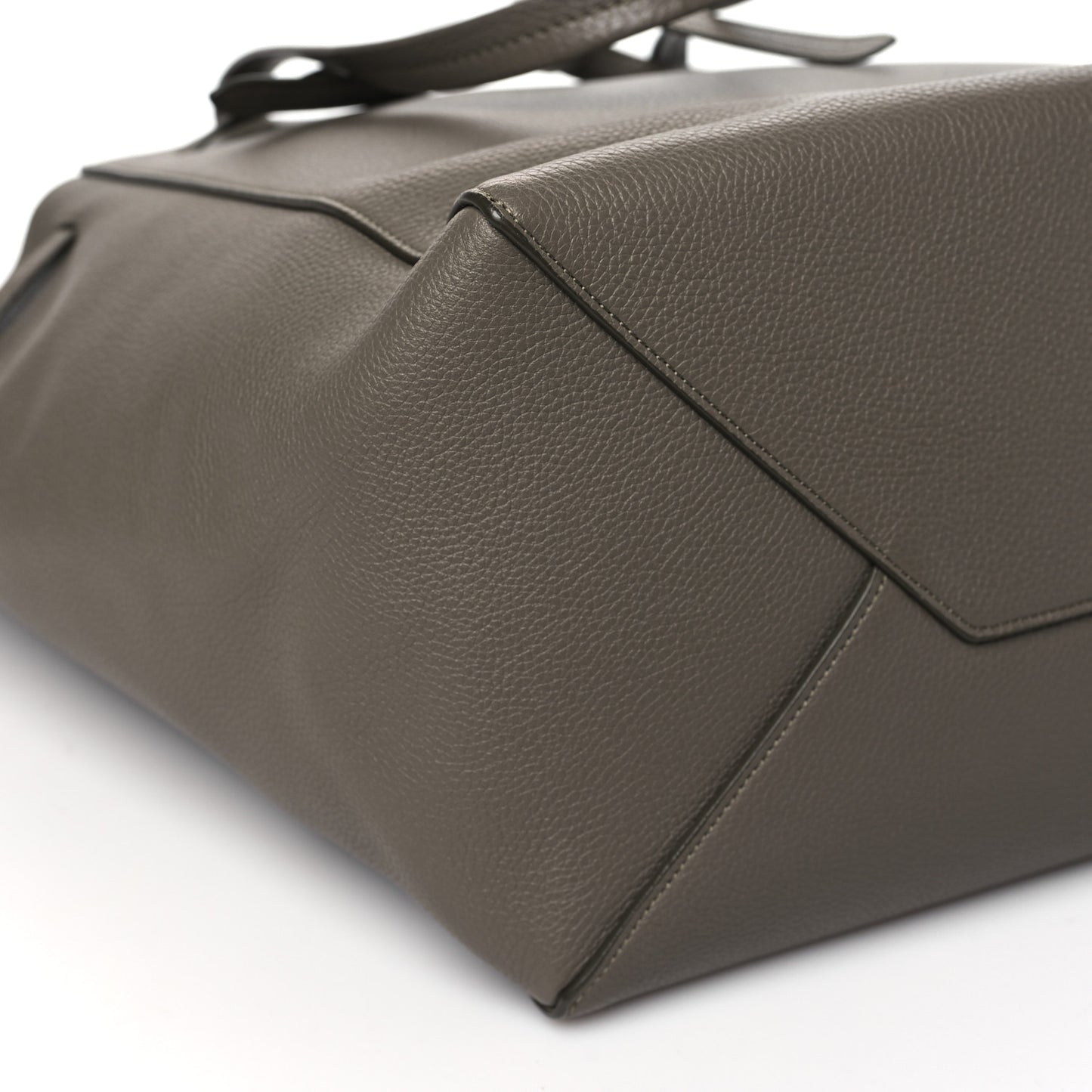 Soft Grained Calfskin Small Belt Cabas Phantom Taupe