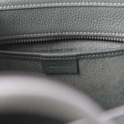 Celine Drummed Calfskin Nano Luggage Celadon 9 of 11