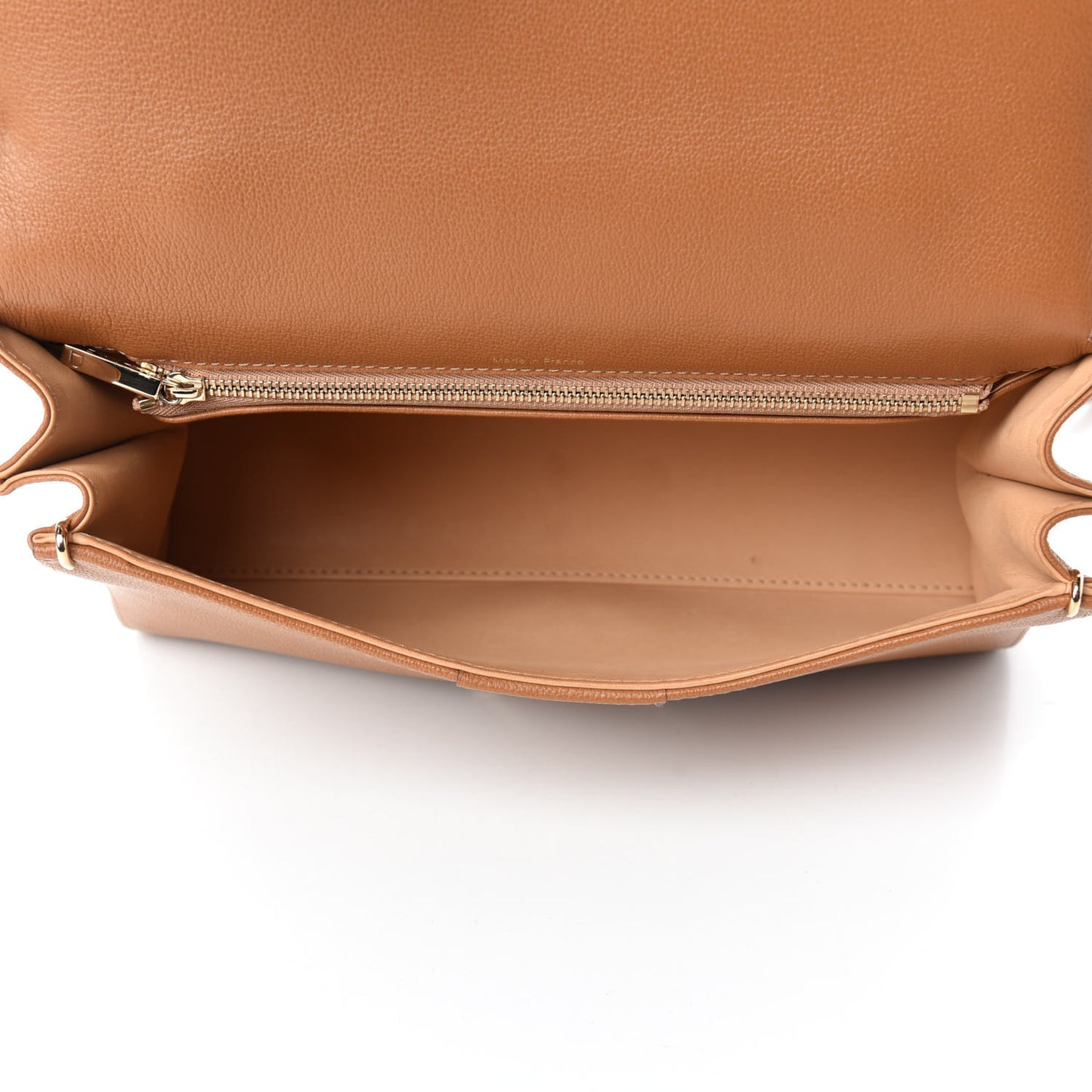 Calfskin Mini Brillant East West Satchel Natural