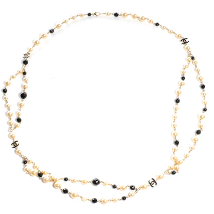 Chanel Pearl CC Beaded Long Necklace 4 of 6