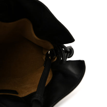 Loewe Calfskin Mini Flamenco Knot Clutch Black 5 of 9