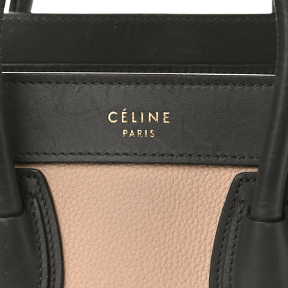Celine Baby Grained Calfskin Nubuck Nano Tri-Color Luggage Magenta 6 of 12