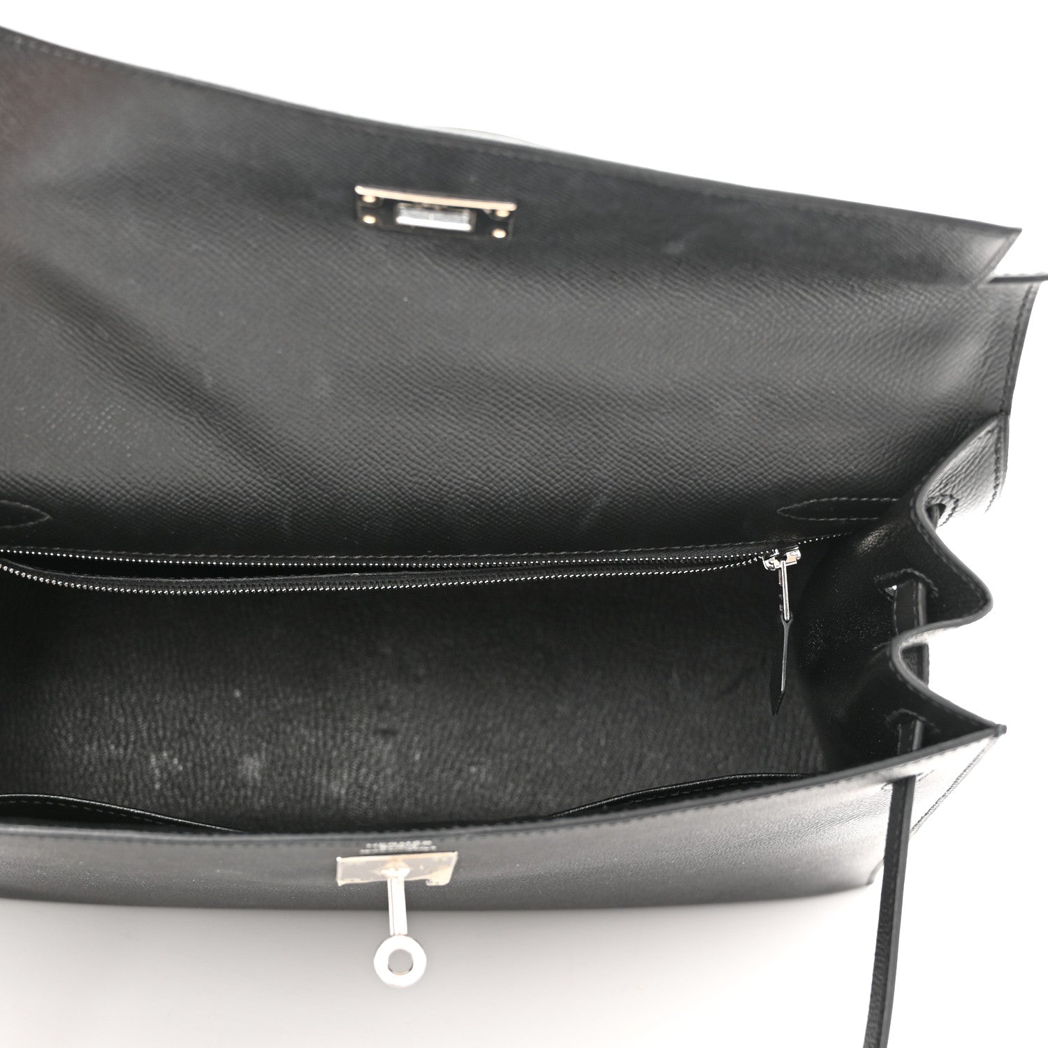 Hermes Epsom Kelly Sellier 32 Black 5 of 13