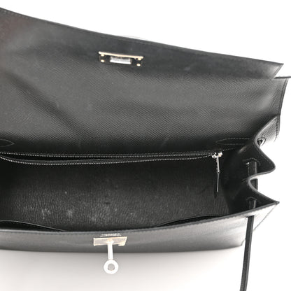 Hermes Epsom Kelly Sellier 32 Black 5 of 13