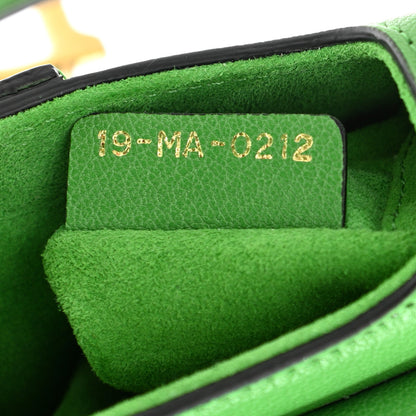 Christian Dior Goatskin Micro Saddle Bag Green 13 of 19