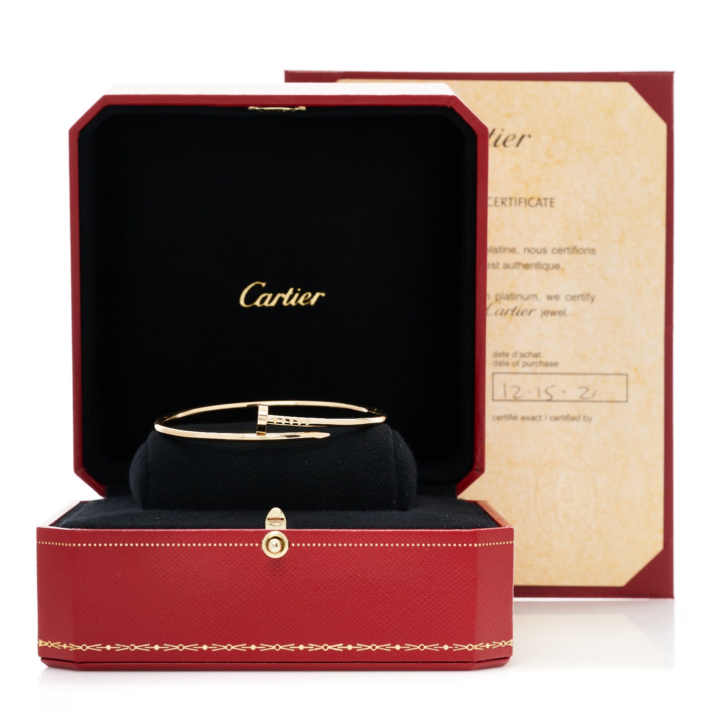 18K Yellow Gold Small Juste Un Clou Bracelet 17