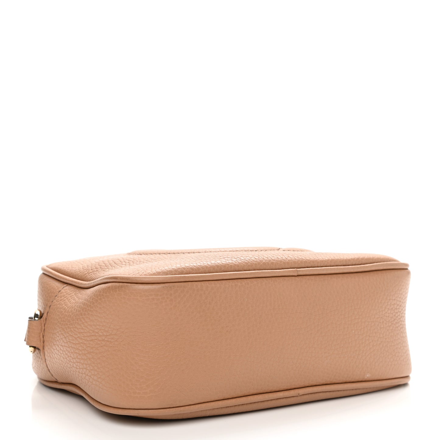 Pebbled Calfskin Small Soho Disco Bag Camelia