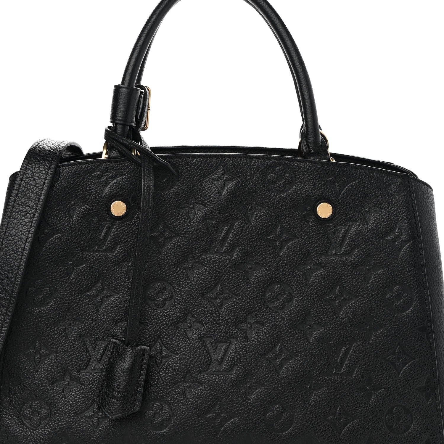 Louis Vuitton Empreinte Montaigne MM Black 9 of 10