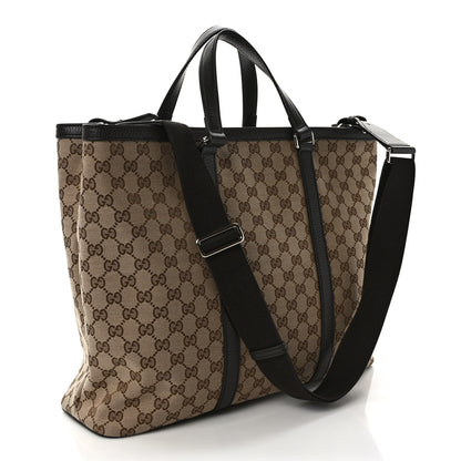 Gucci GG Monogram Large Joy Tote Bag Dark Brown 3 of 8