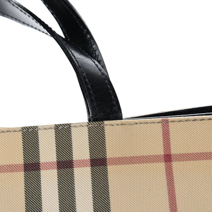 Burberry House Check Medium Tote Black 6 of 7