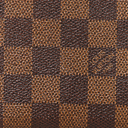 Louis Vuitton Damier Ebene Clemence Wallet Rose Ballerine 9 of 11
