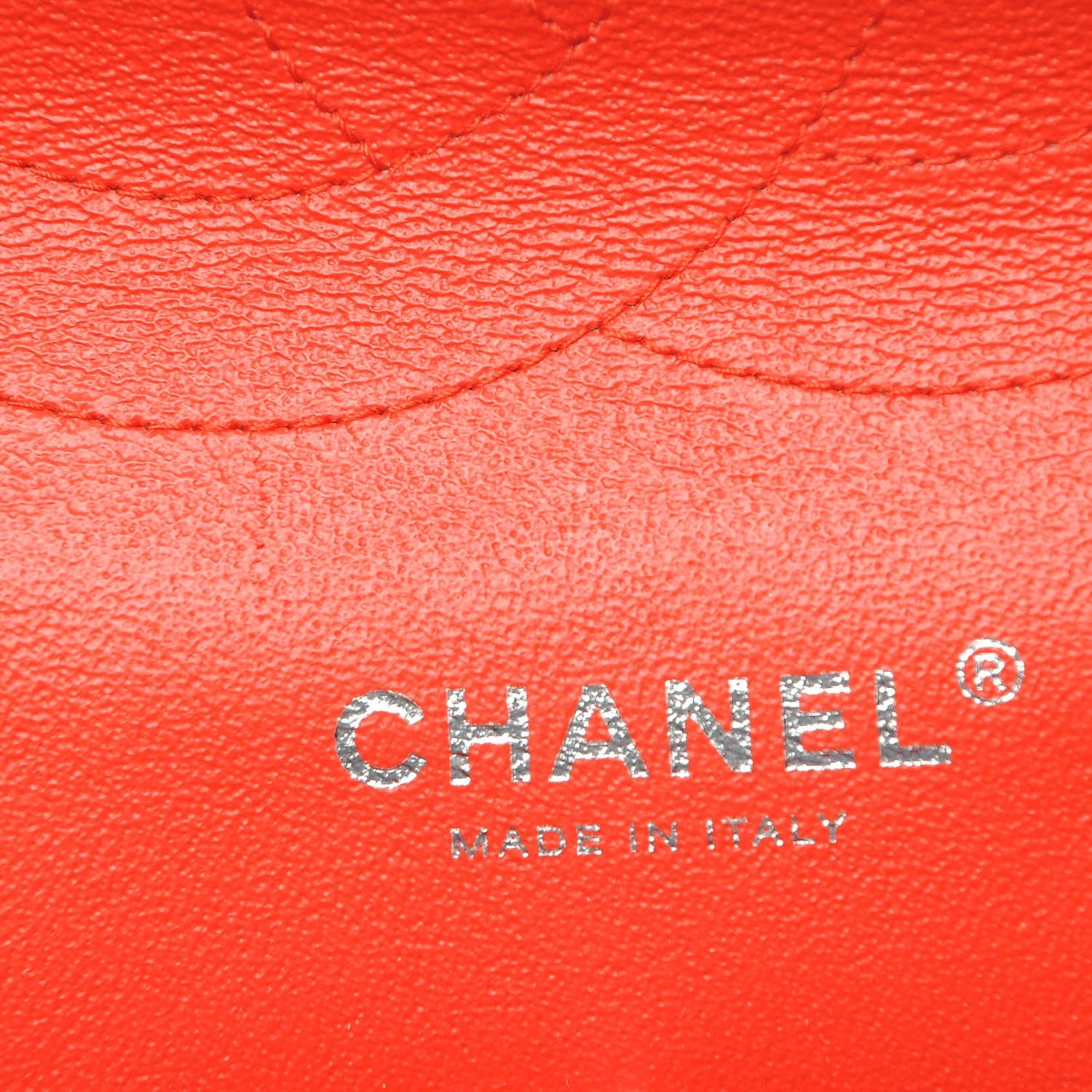Chanel Patent Calfskin Striped Jumbo Double Flap Red 6 of 7