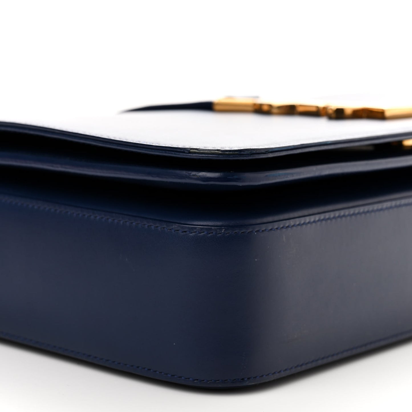 Smooth Calfskin Medium Classic Monogram Universite Bag Deep Marine