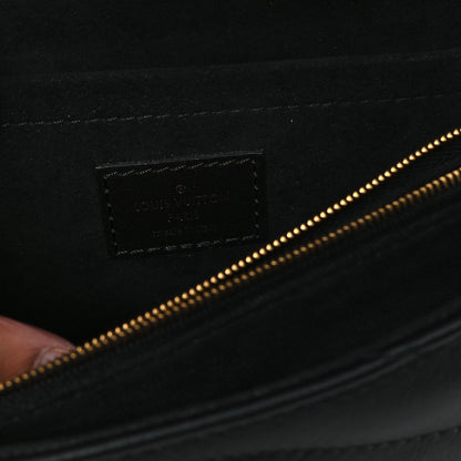 Louis Vuitton Calfskin LV New Wave Chain Bag Black 6 of 12