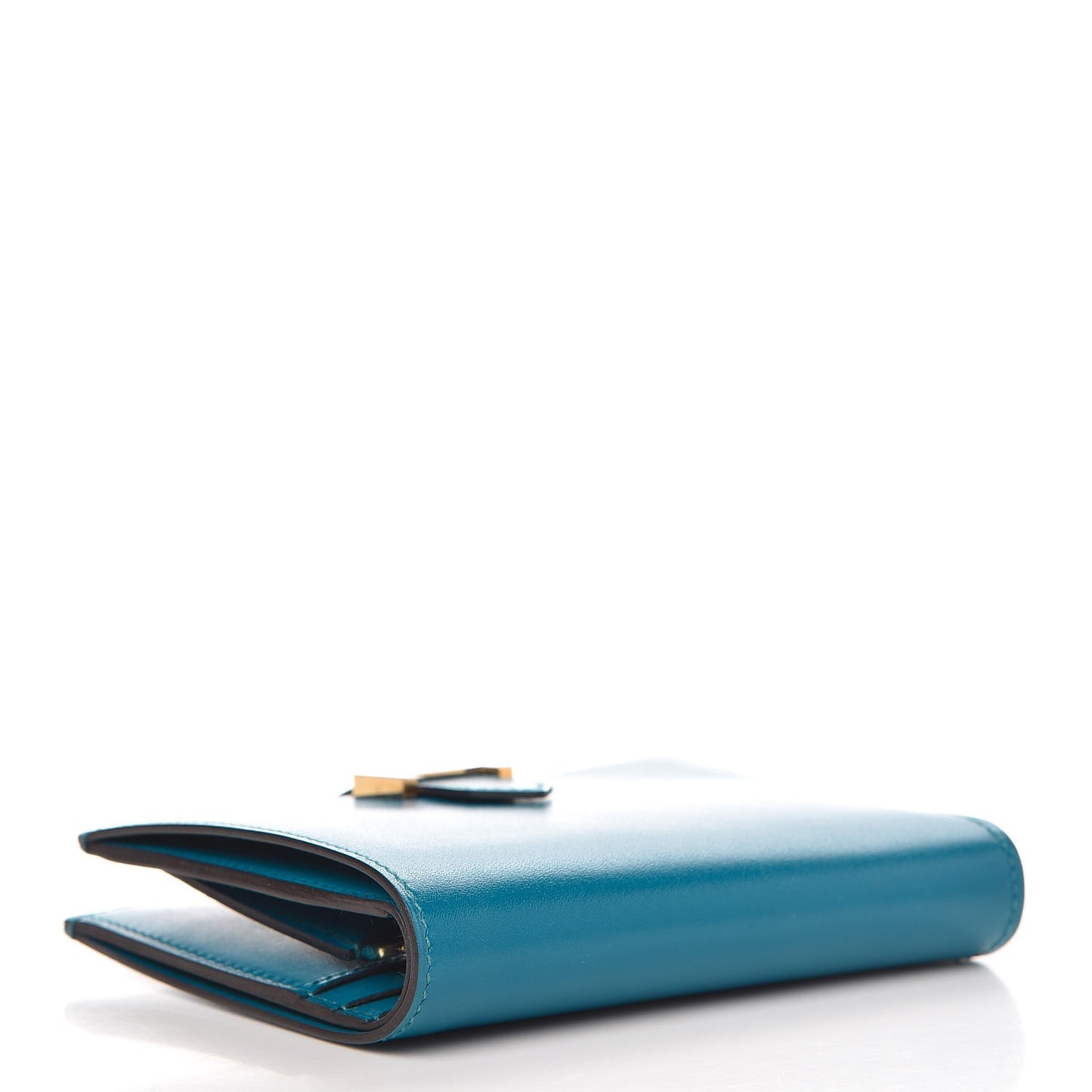 Tadelakt Bearn Compact Wallet Bleu Izmir