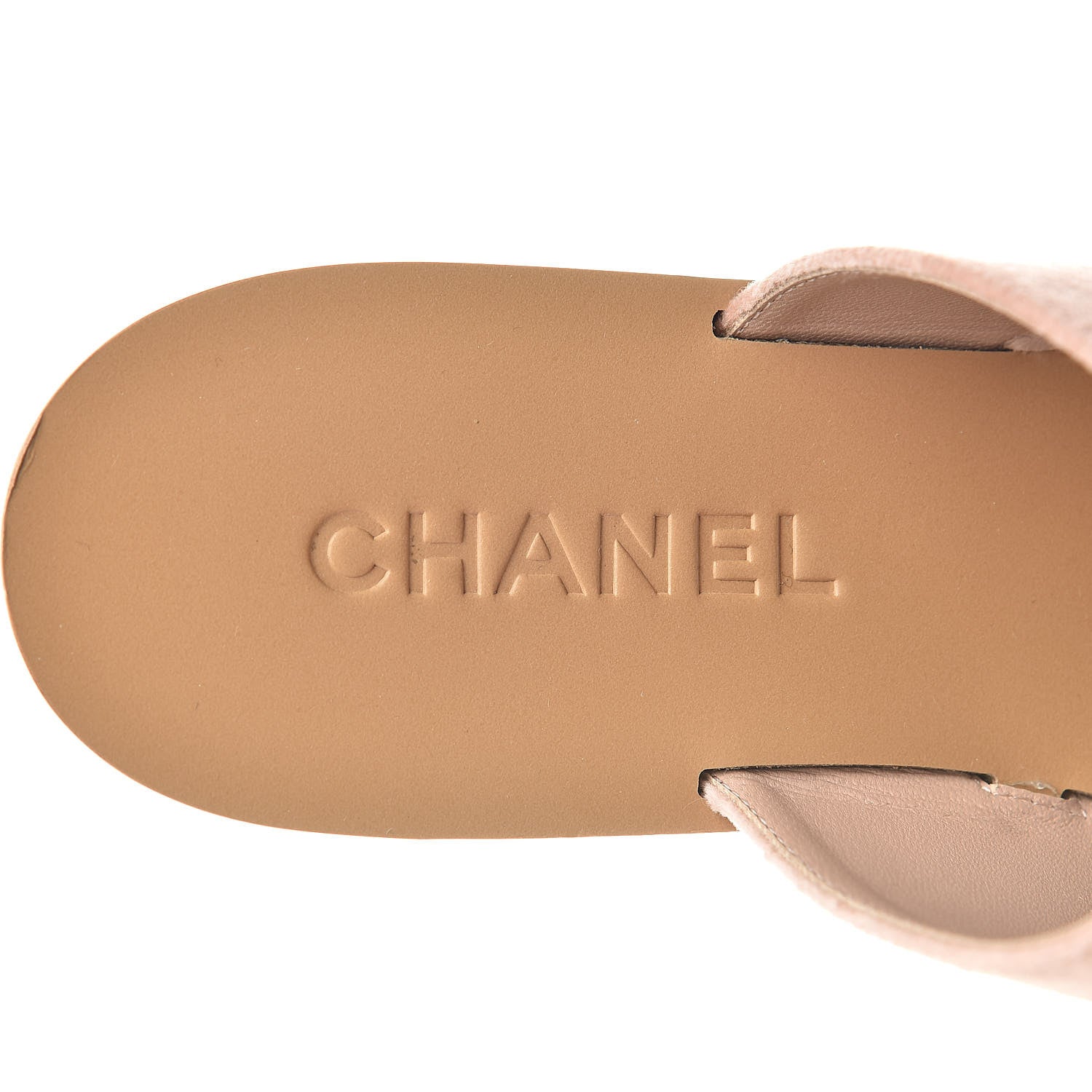 Chanel Velvet Chain Mule Sandals 40 Pink 7 of 9