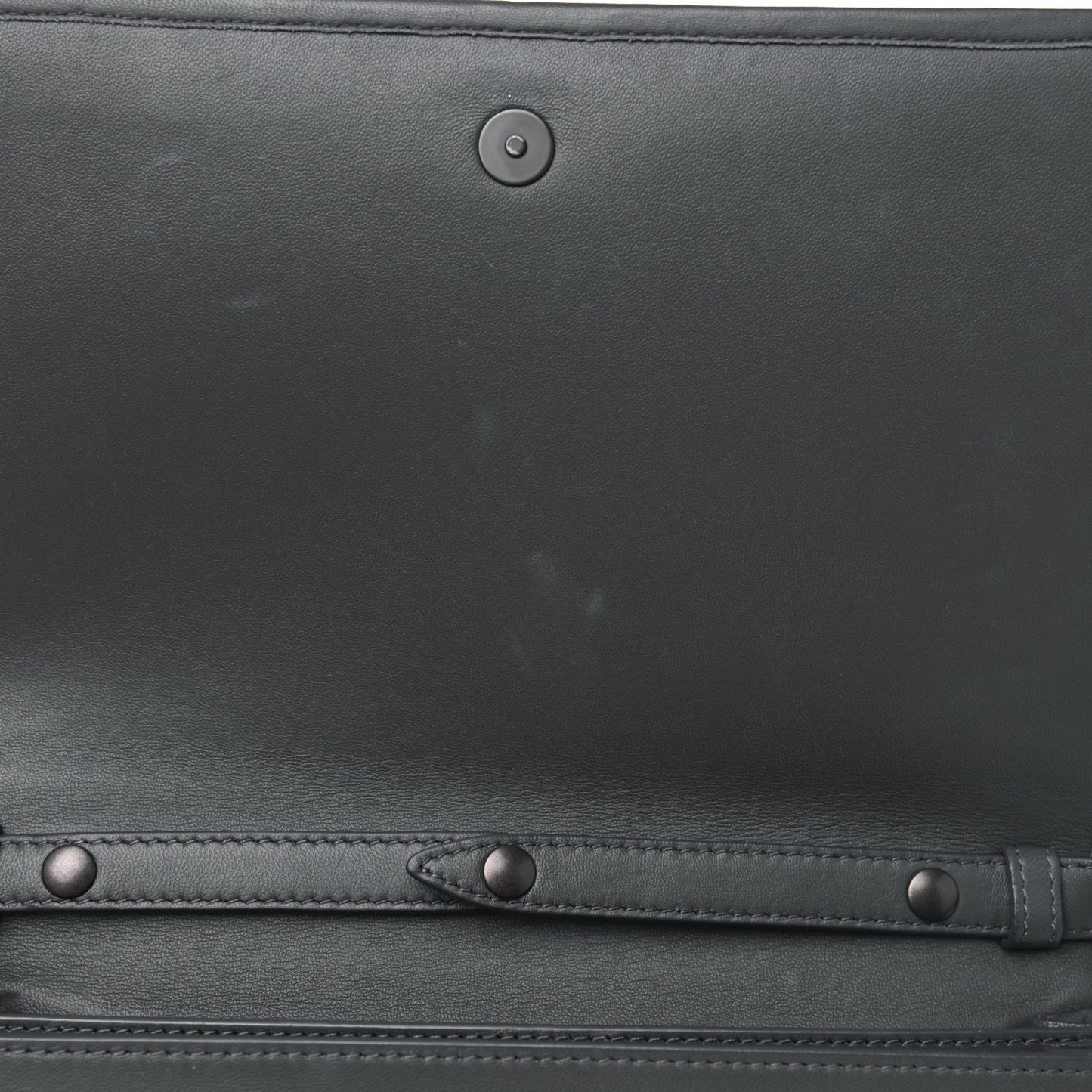 Nappa Intrecciato Flap Crossbody Grey