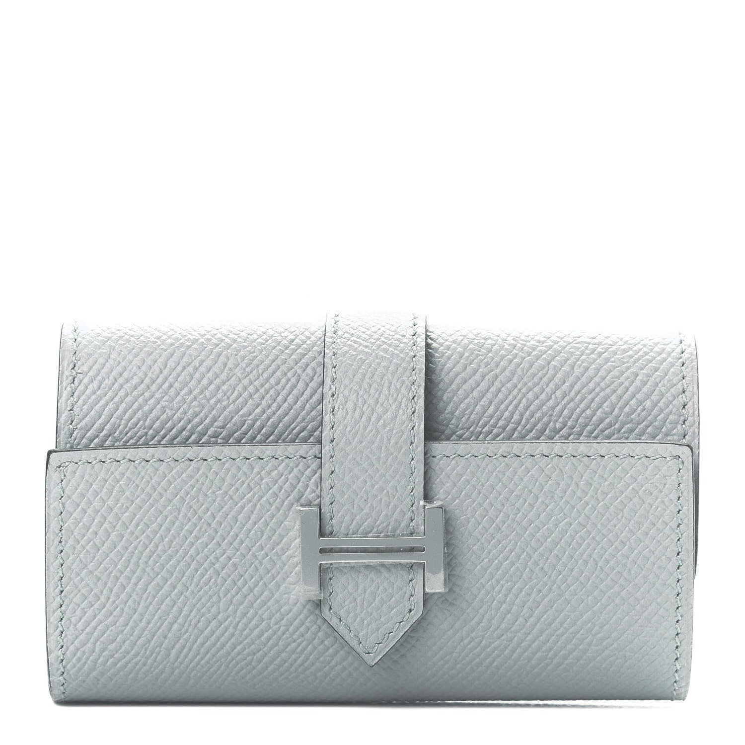 Hermes Epsom Bearn Multicles 4 Key Holder Bleu Glacier 1 of 7