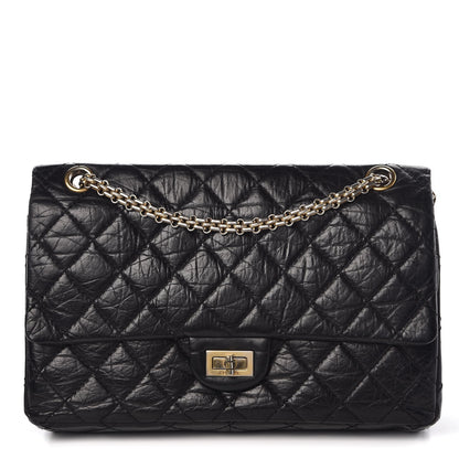 Chanel Aged Calfskin Quilted 2.55 Reissue 226 Flap Black 1 of 8