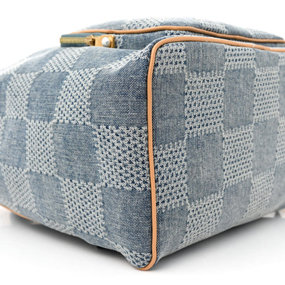 Louis Vuitton Damier Denim 3D Montsouris Backpack Bleu 8 of 9