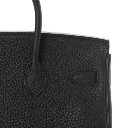 Hermes Togo Birkin 25 Black 8 of 34