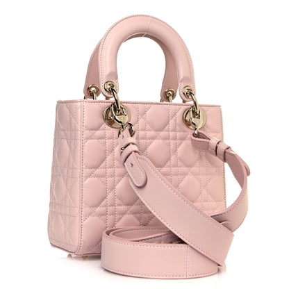Christian Dior Lambskin Cannage Small My ABCDior Lady Dior Blush Pink 3 of 10