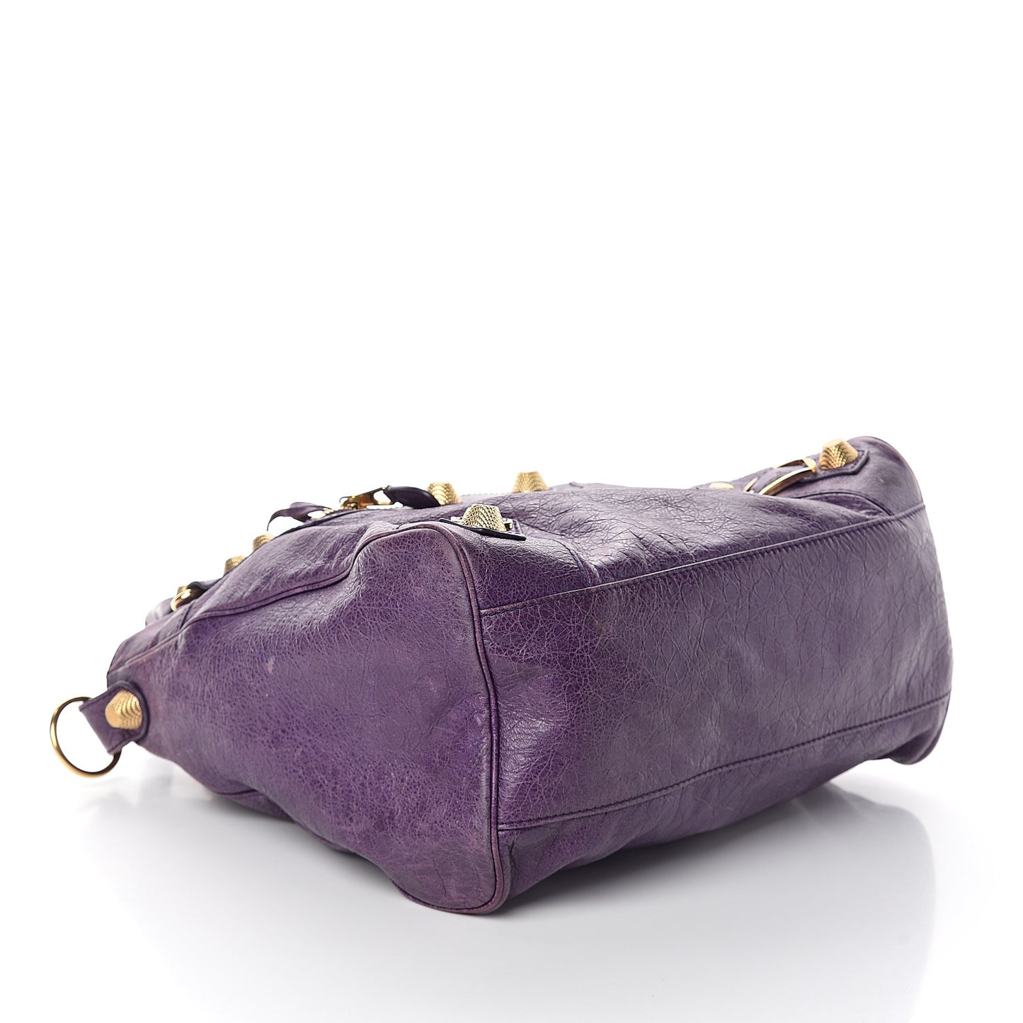 Agneau Giant 21 Gold Hardware Velo Dark Violet