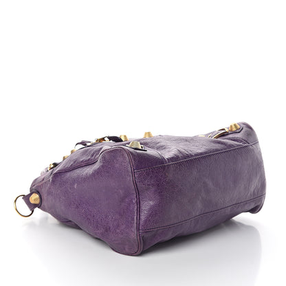 Balenciaga Agneau Giant 21 Gold Hardware Velo Dark Violet 3 of 7