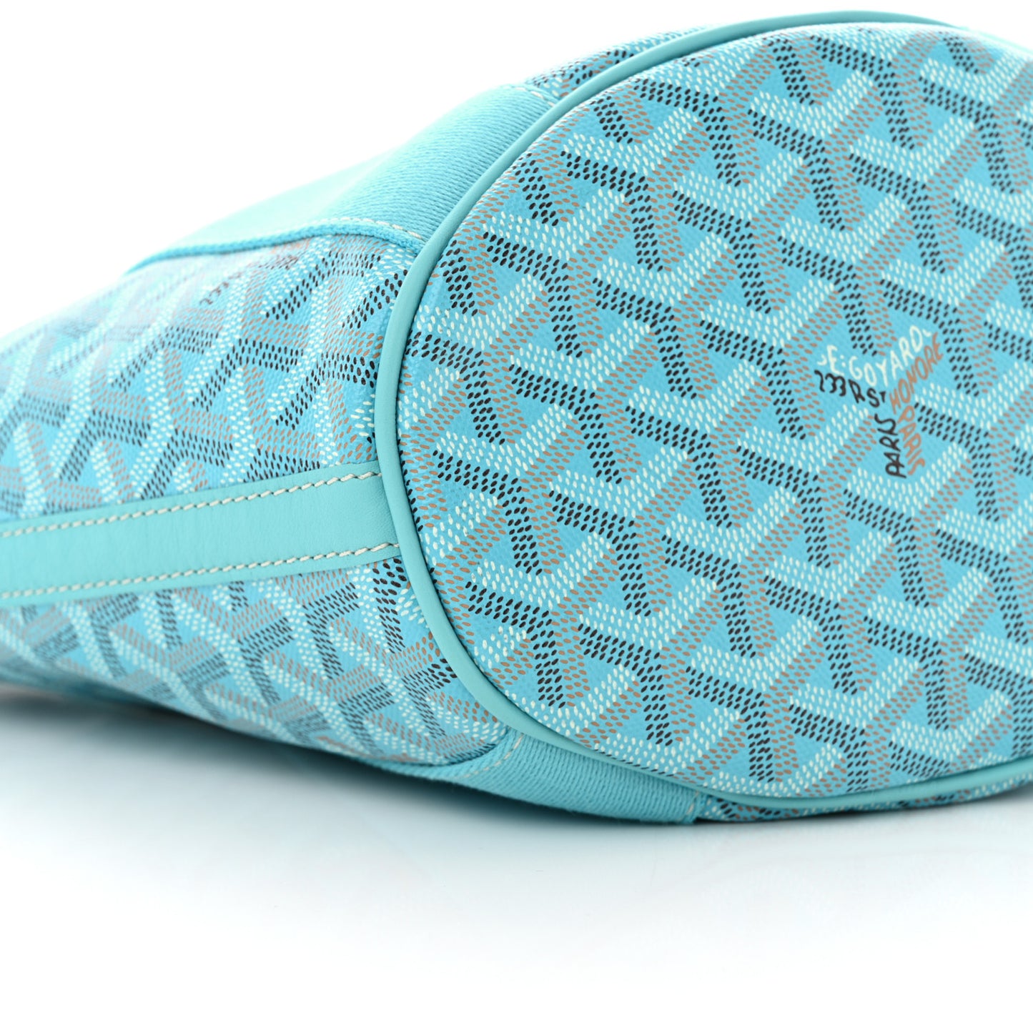 Goyardine Belharra PM Bleu Turquoise