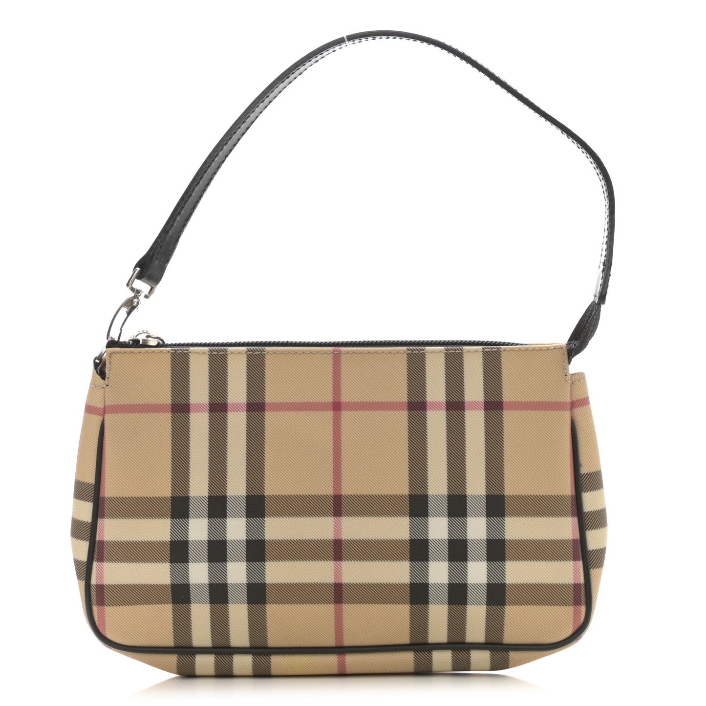 House Check Shoulder Bag Black
