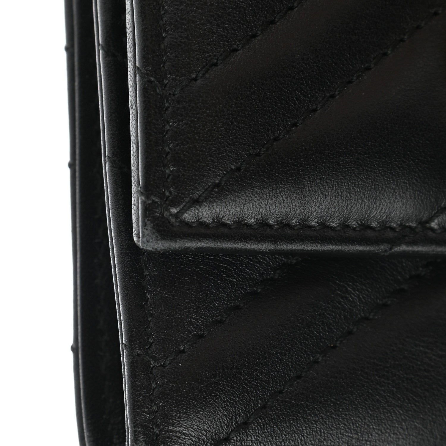 Gucci Calfskin Matelasse GG Marmont Wallet Black 10 of 11