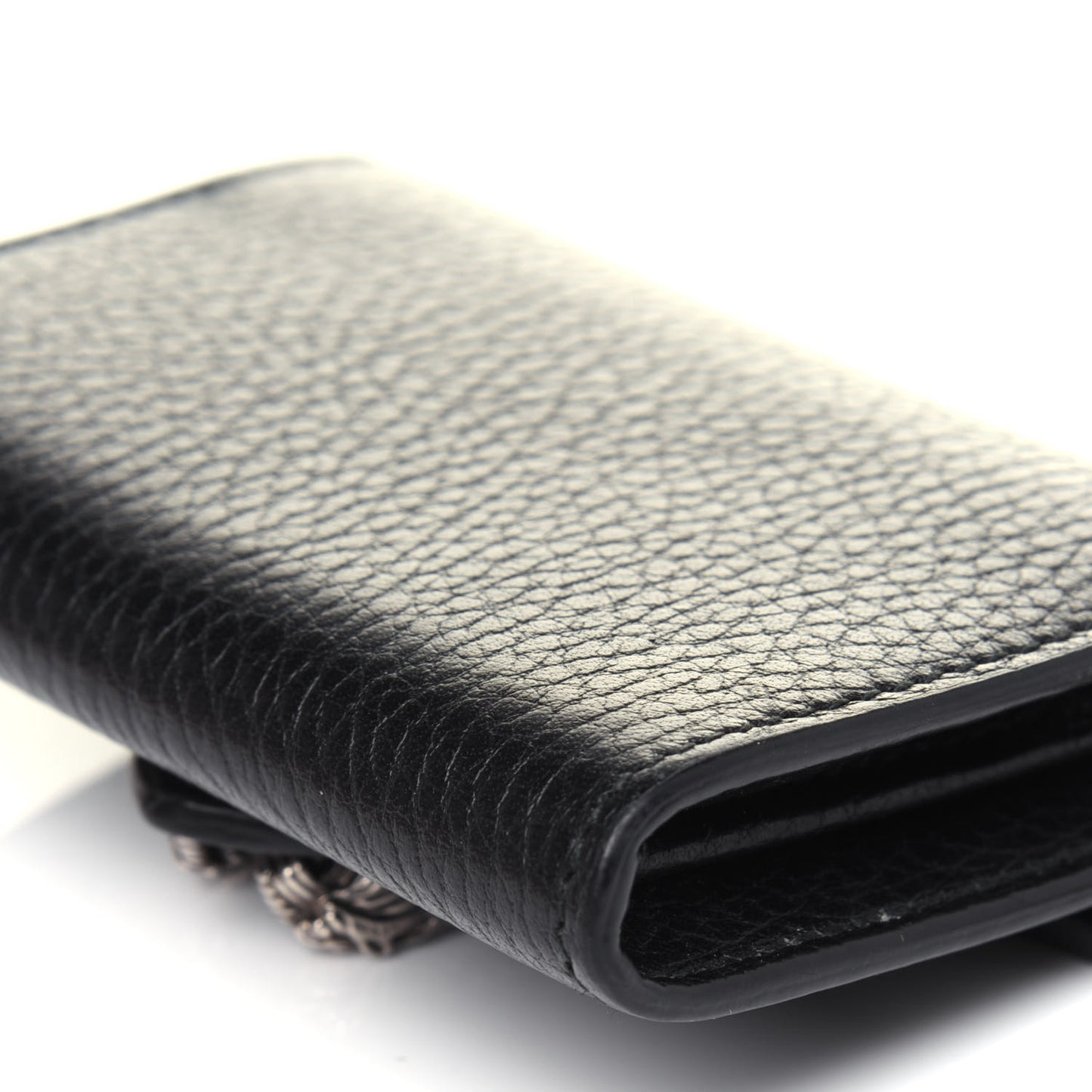 Calfskin Dionysus Coin Purse Black