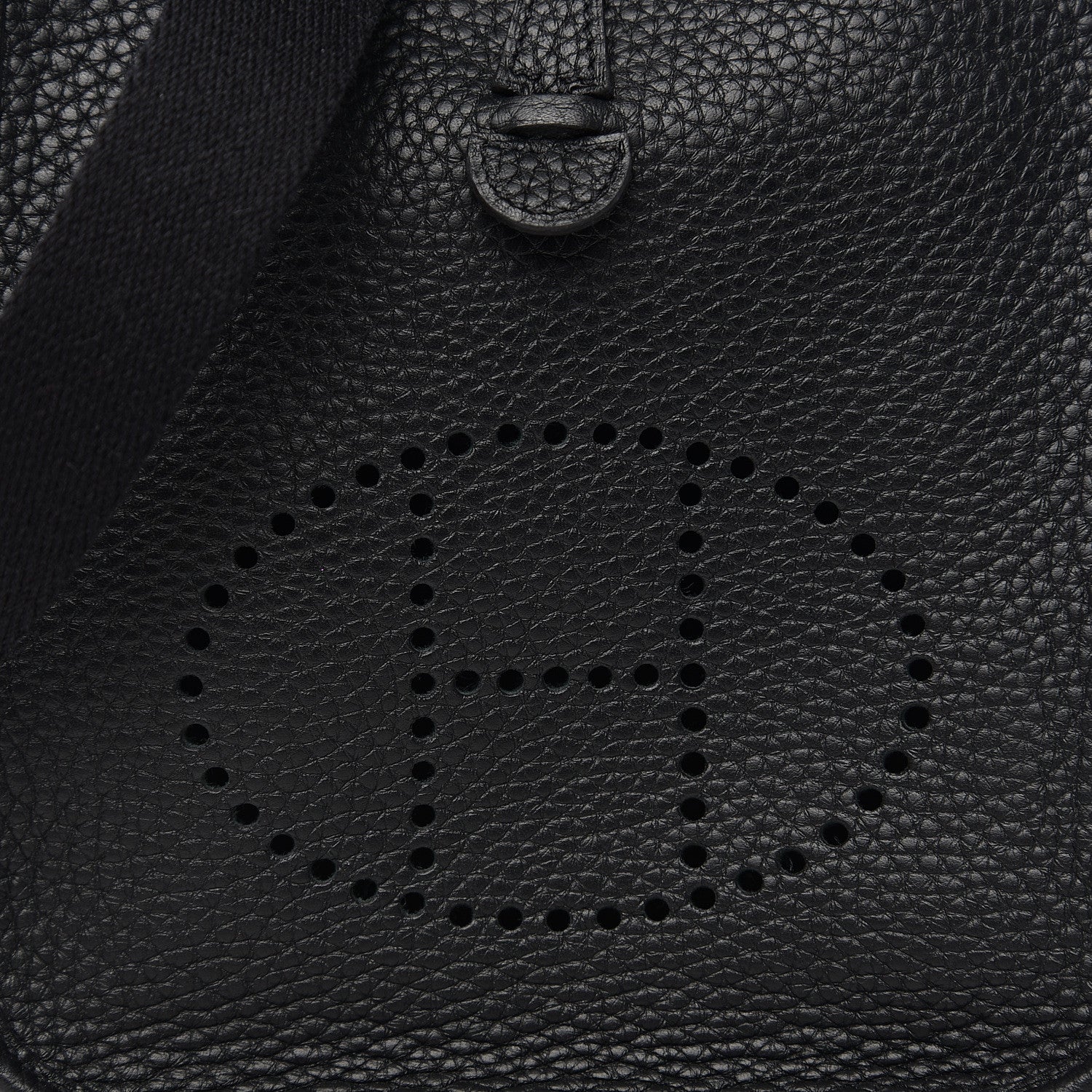 Hermes Taurillon Clemence Evelyne TPM Black 9 of 10