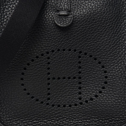 Hermes Taurillon Clemence Evelyne TPM Black 9 of 10