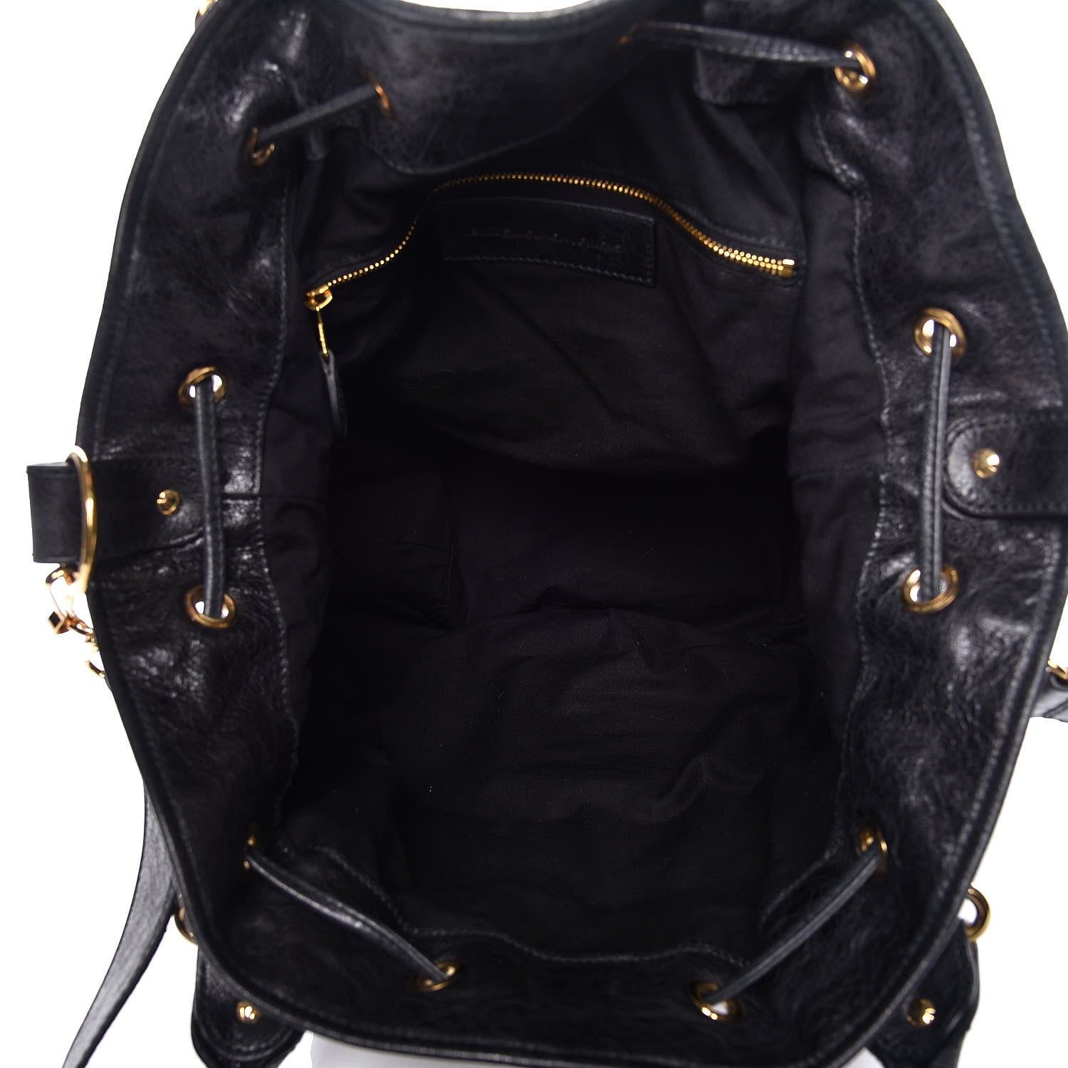 Balenciaga Agneau Giant 21 Gold Hardware Pompon Black 5 of 10