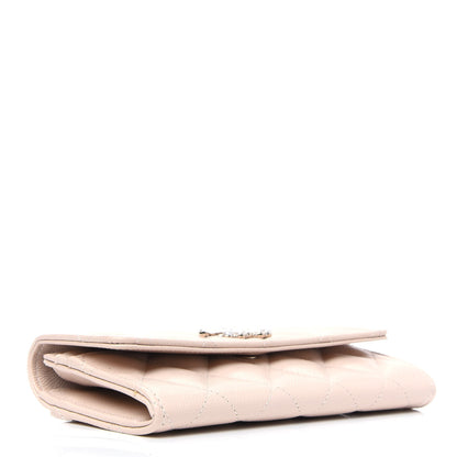 Chanel Caviar Pearl Quilted Coco Candy Wallet Beige 4 of 4