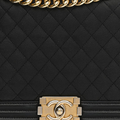 Chanel Caviar Quilted New Medium Boy Flap Black 7 of 11
