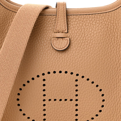 Hermes Taurillon Clemence Amazone Evelyne TPM Chai 8 of 11