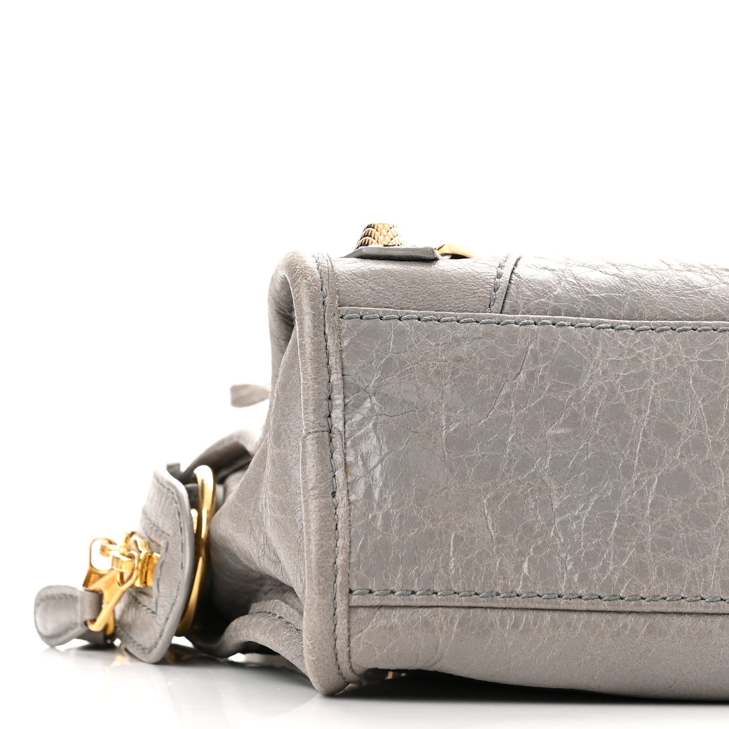 Agneau Giant 12 Gold Hardware Mini City Gris Pyrite