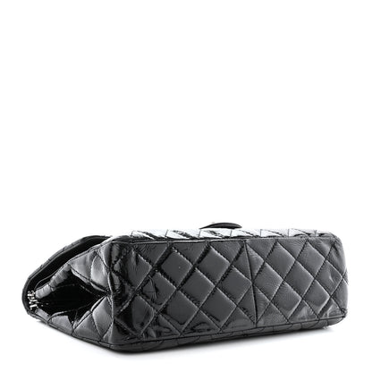 Chanel Distressed Patent Quilted 2.55 Reissue 227 Flap Black 4 of 13