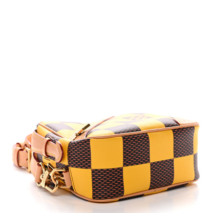 Louis Vuitton Damier Pop Chess Messenger Jaune Mat 4 of 9