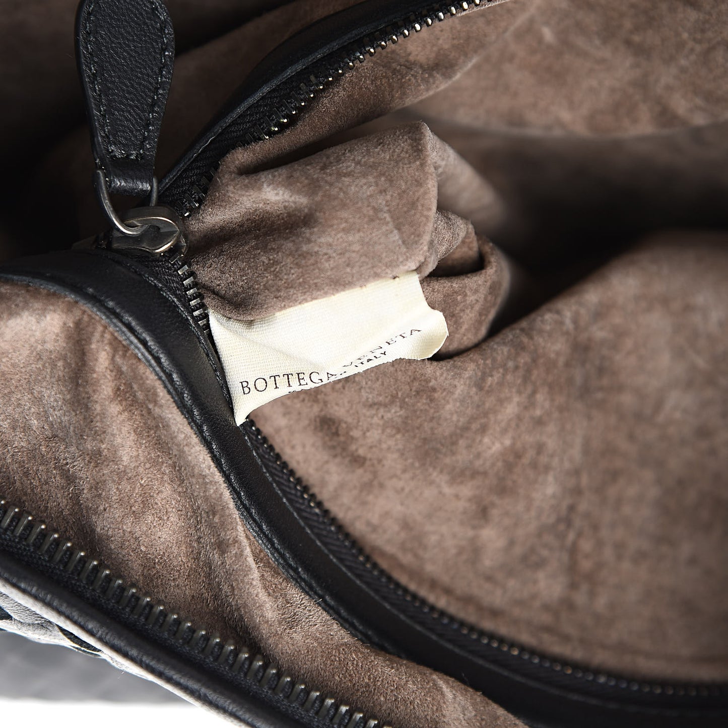 Nappa Intrecciato Large Veneta Hobo Black