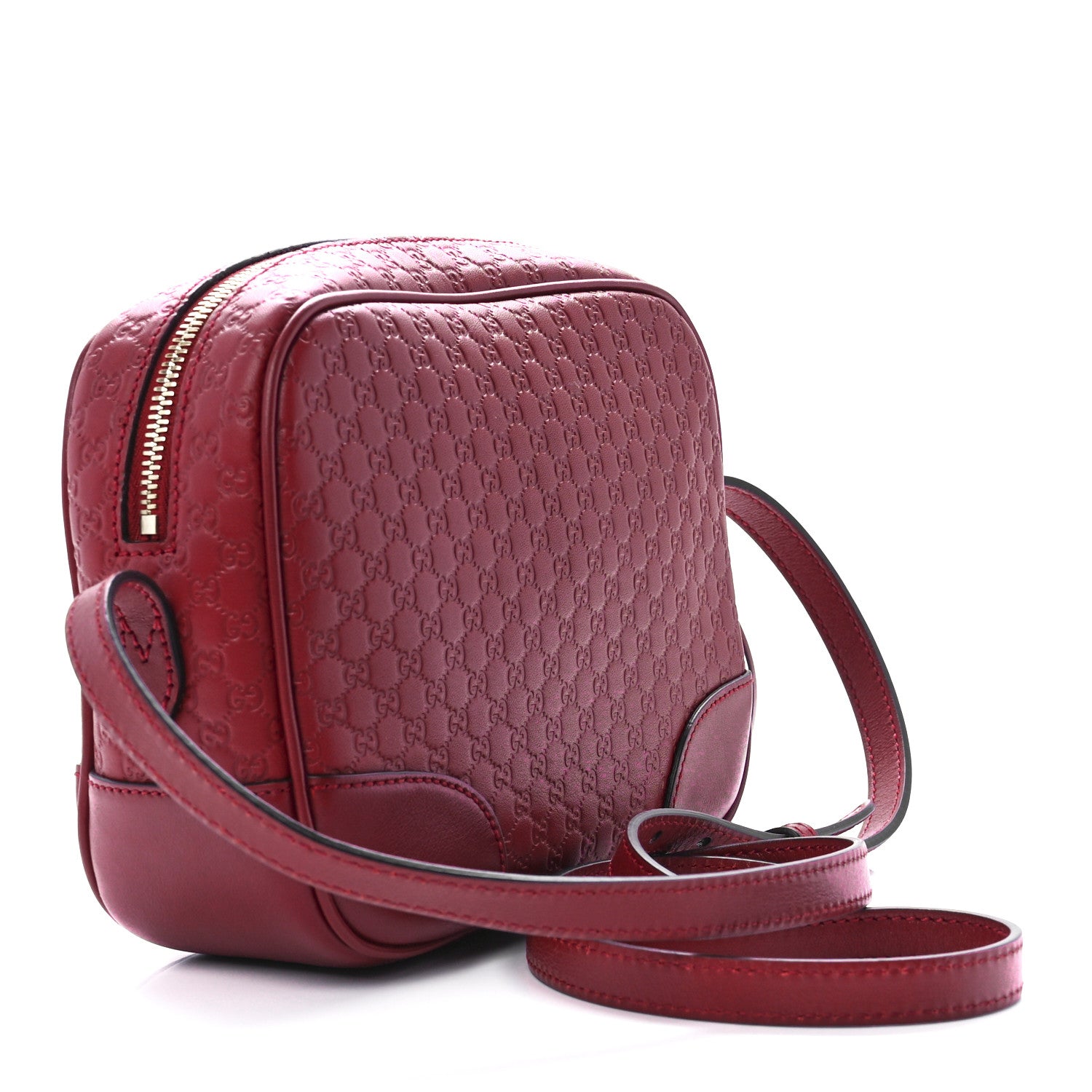 Gucci Microguccissima Mini Bree Messenger Bag Red 3 of 12