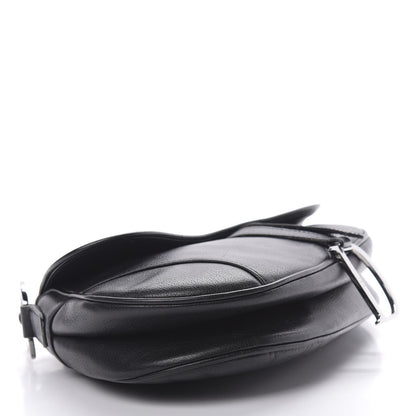 Christian Dior Calfskin Saddle Bag Black 4 of 16